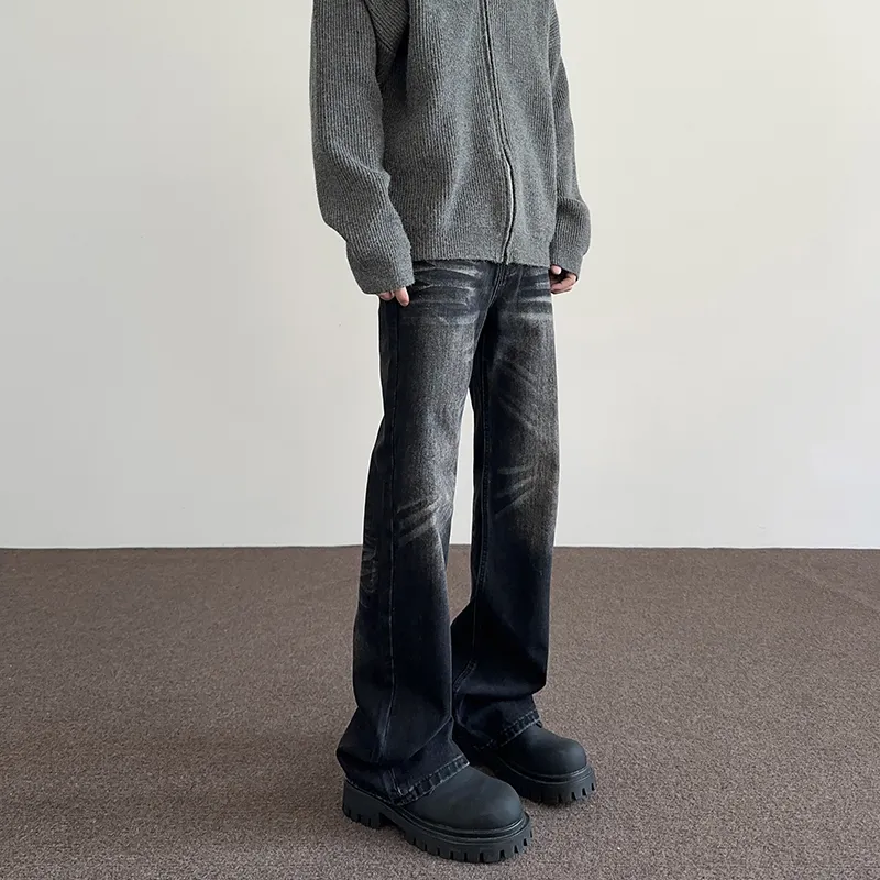 RENBEN Summer Versatile Height Increasing Luxury Streetwear Jeans Unisex-6