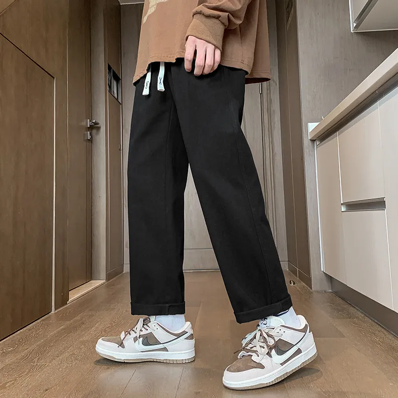 RENBEN Casual Pants Unisex Army Green-13