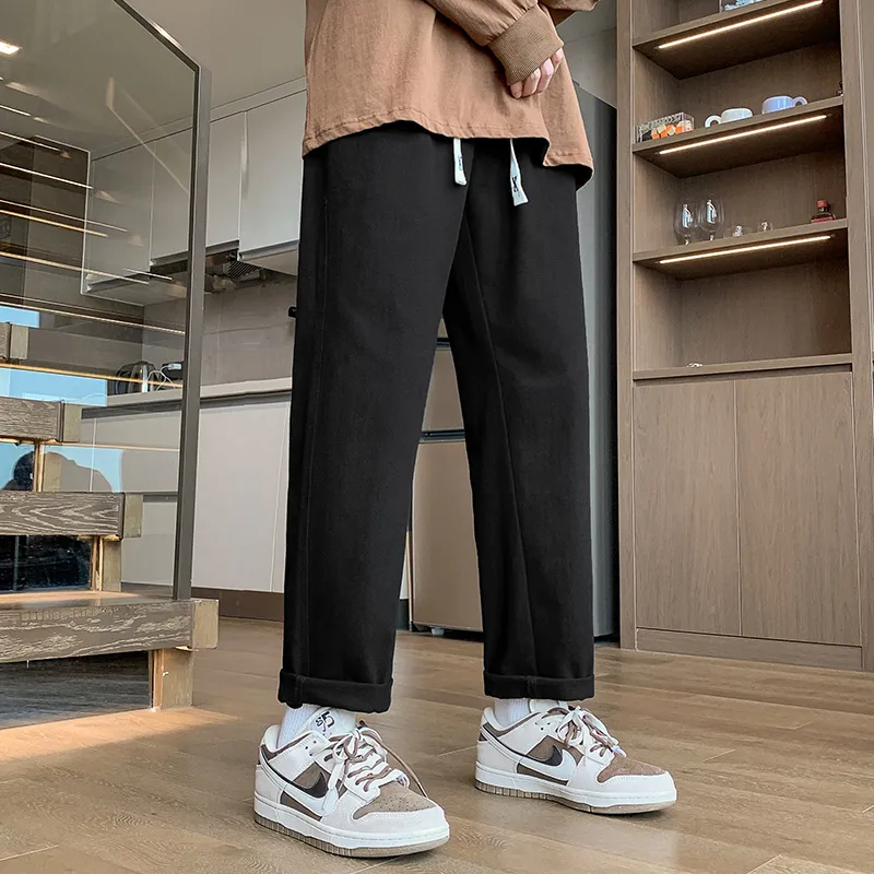 RENBEN Casual Pants Unisex Army Green-18