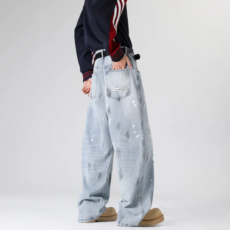 RENBEN Jeans Unisex Light Blue-2