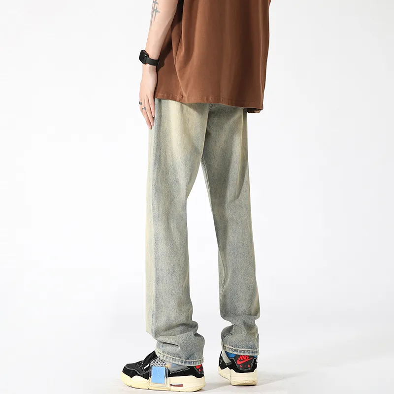 RENBEN Jeans Unisex Yellow Mud-4