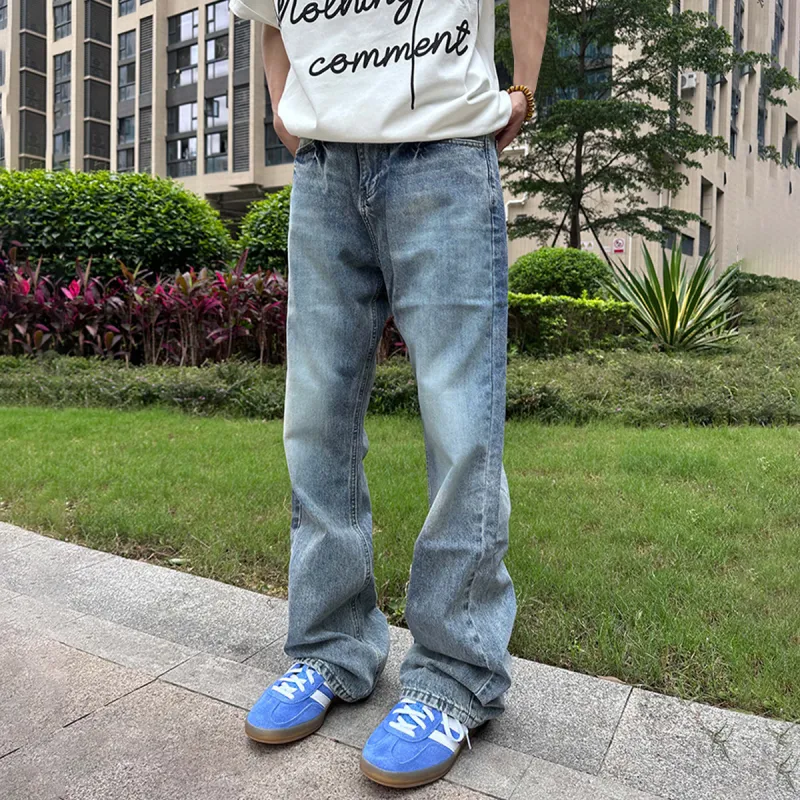 WELTER EXPERIMENT Jeans Unisex Light Blue Tones-2