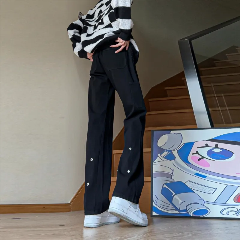 PANDA ADEVIL Jeans Unisex Black-8
