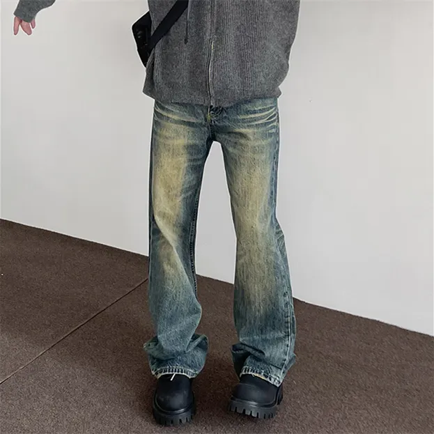 RENBEN Summer Versatile Height Increasing Luxury Streetwear Jeans Unisex-3