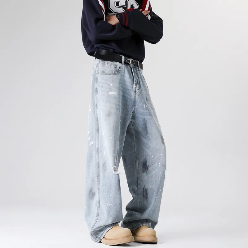 RENBEN Jeans Unisex Light Blue-3