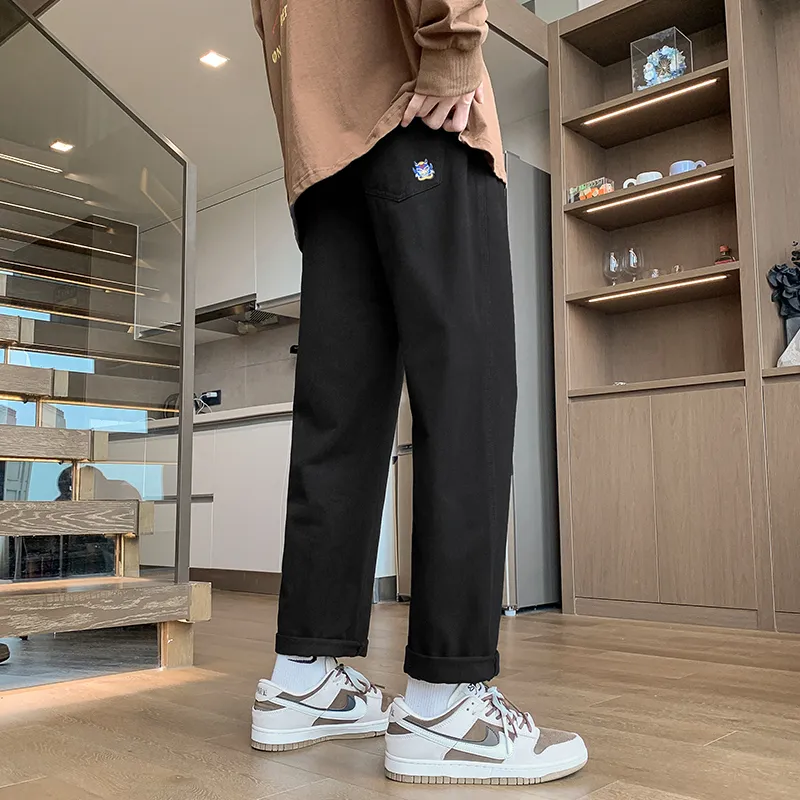 RENBEN Casual Pants Unisex Army Green-17