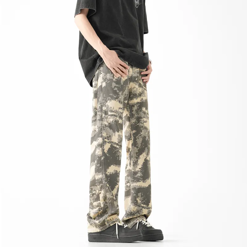 WELTER EXPERIMENT Jeans Unisex Desert Camouflage-2