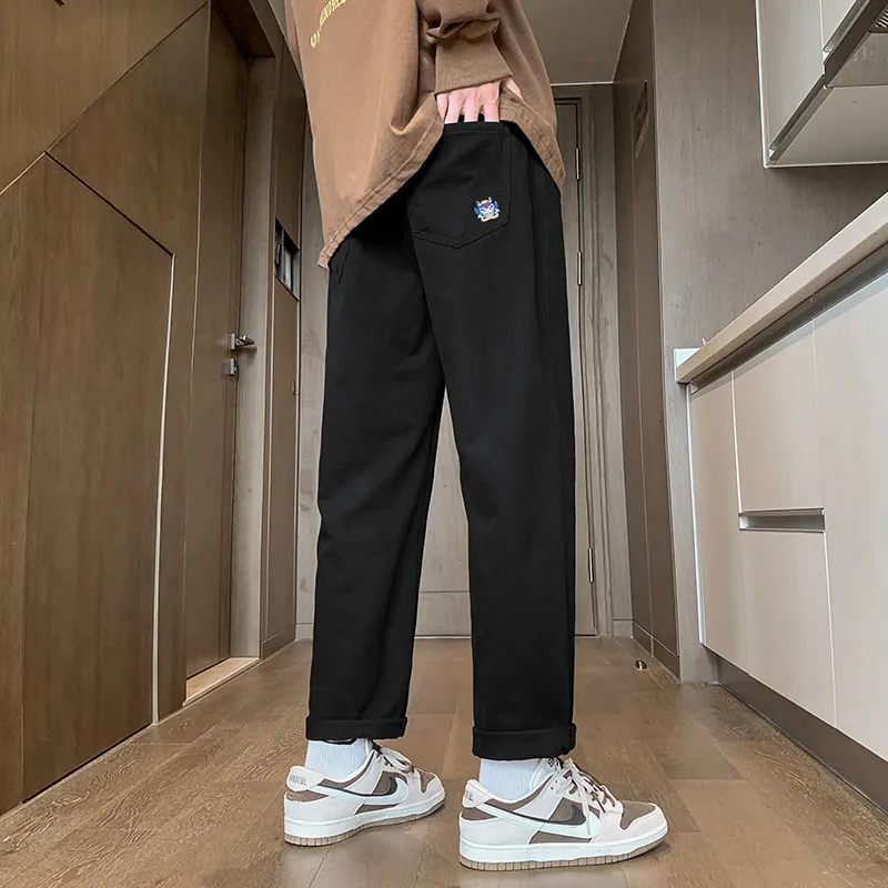 RENBEN Casual Pants Unisex Army Green-21