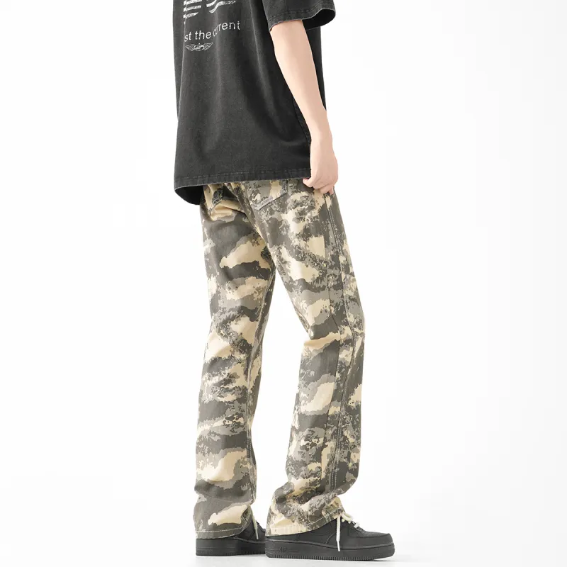 WELTER EXPERIMENT Jeans Unisex Desert Camouflage-5