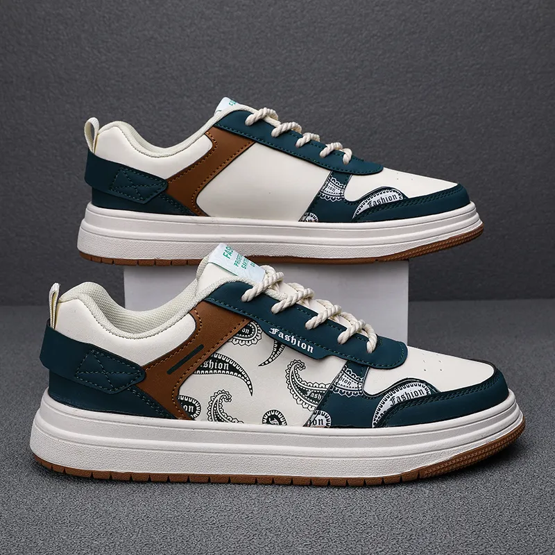 SMDXDMS Slip Resistant, Lightweight, And Breathable Low Top Skateboard Shoes Men's-9