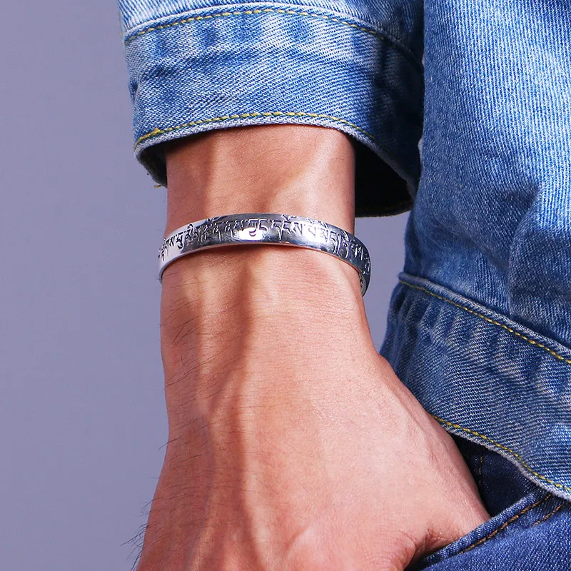Angel Wishes 925 Sterling Silver Bangles Unisex-3