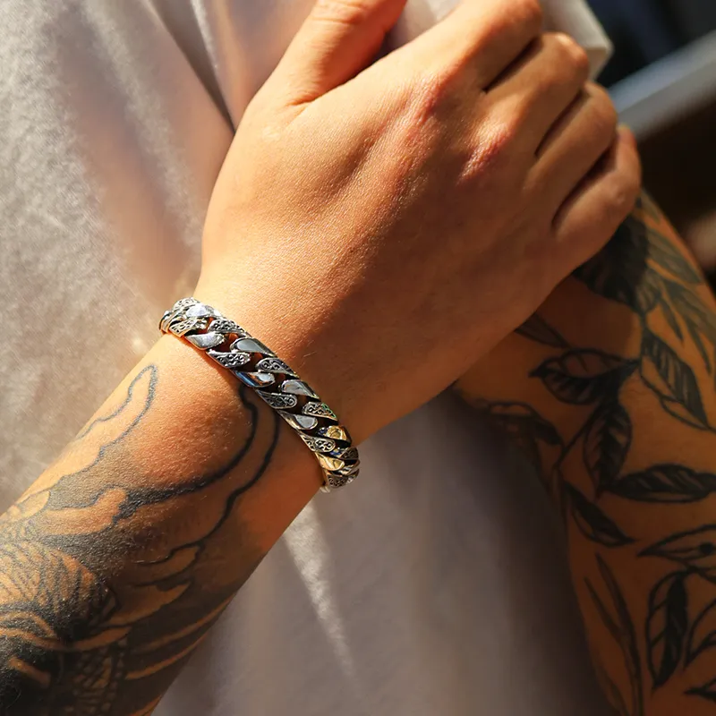 Angel Wishes 925 Sterling Silver Bracelets Men's-5