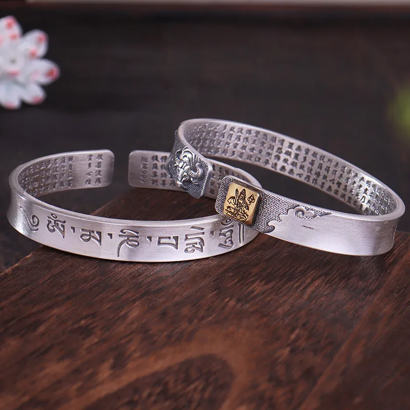 Angel Wishes 999 Fine Silver Bangles Unisex-24