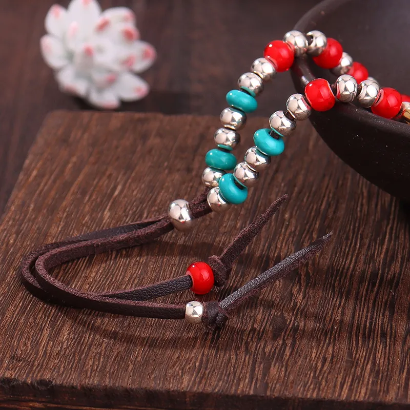Angel Wishes Colored Glaze Bracelets Unisex-4