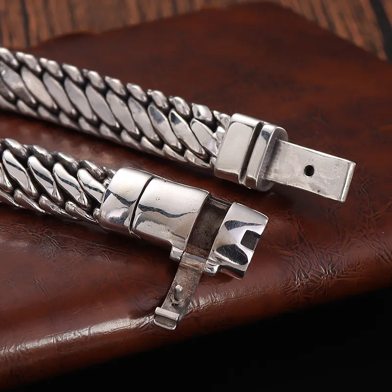 Angel Wishes 925 Sterling Silver Bracelets Men's-4