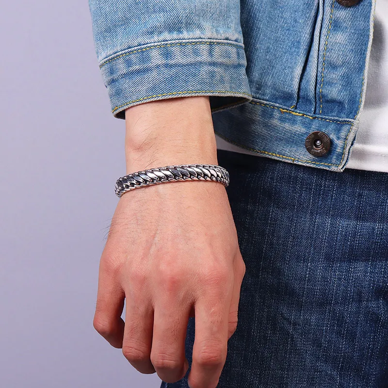 Angel Wishes 925 Sterling Silver Bracelets Men's-6