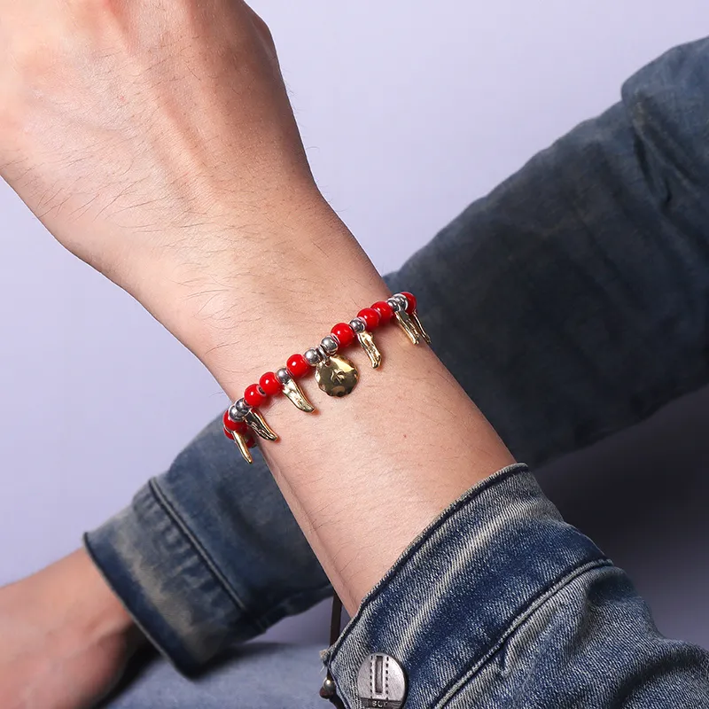 Angel Wishes Colored Glaze Bracelets Unisex-5