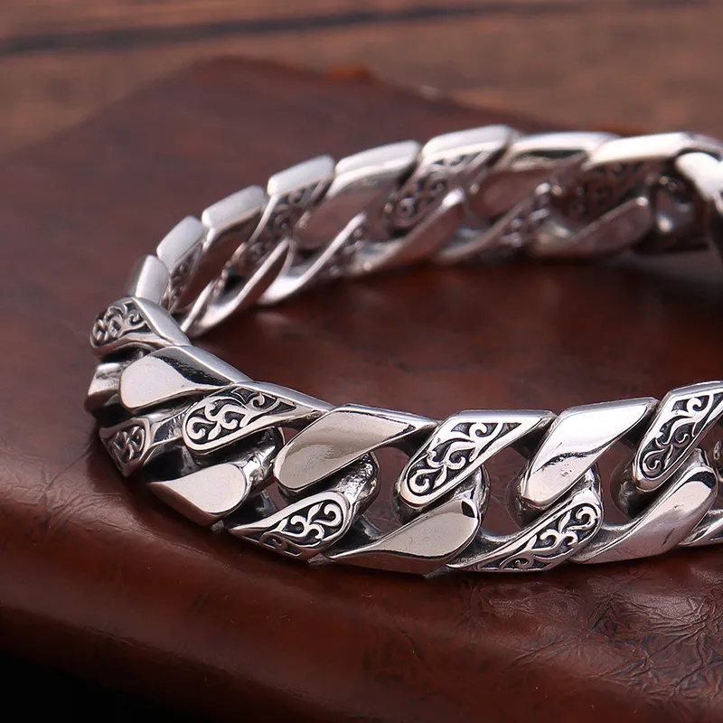Angel Wishes 925 Sterling Silver Bracelets Men's-4