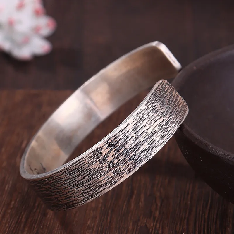 Angel Wishes 925 Sterling Silver Bangles Unisex-4