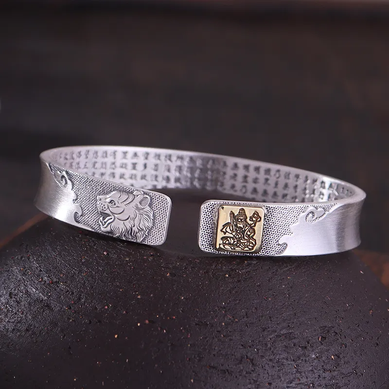 Angel Wishes 999 Fine Silver Bangles Unisex-26