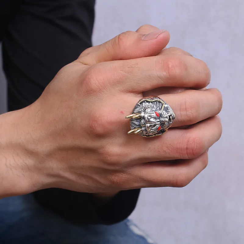 Angel Wishes 925 Sterling Silver Rings Men's-4