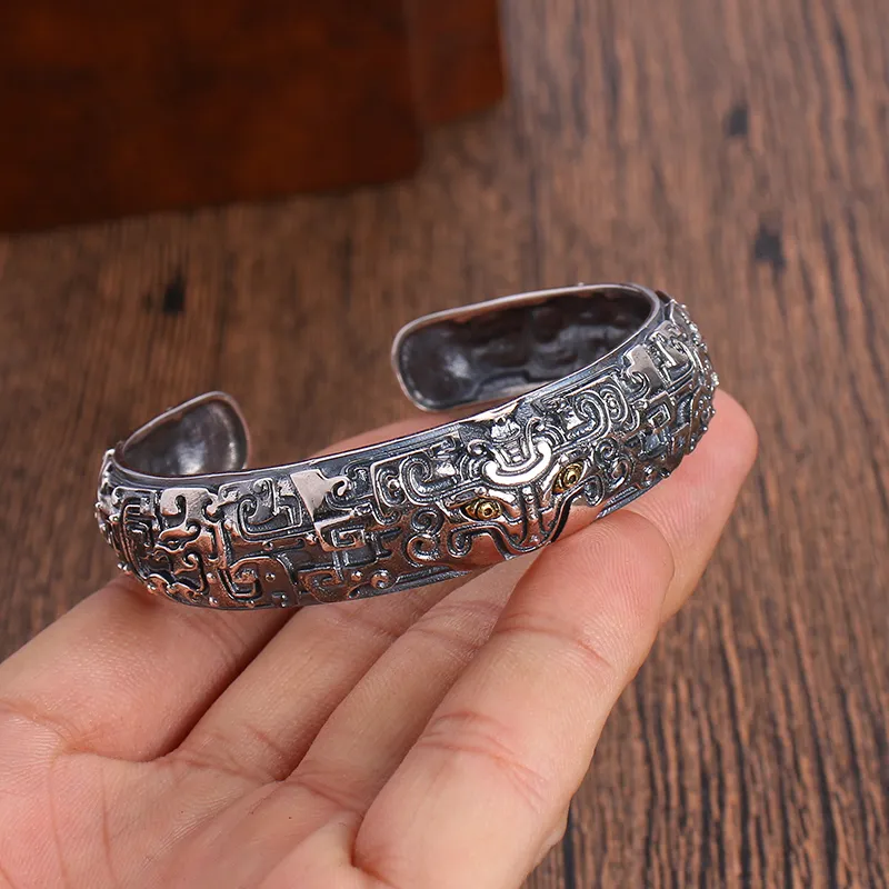 Angel Wishes 925 Sterling Silver Bangles Men's-2
