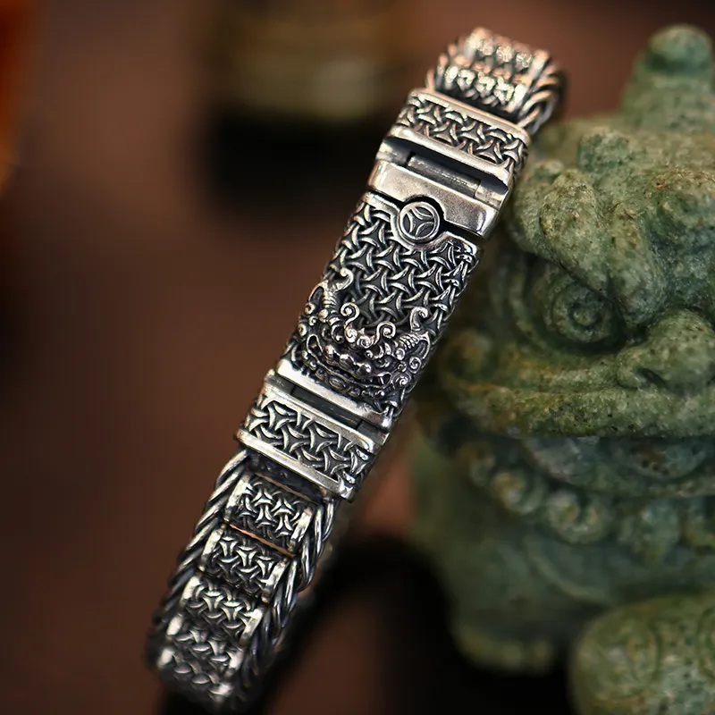 Angel Wishes 925 Sterling Silver Bracelets Men's-1