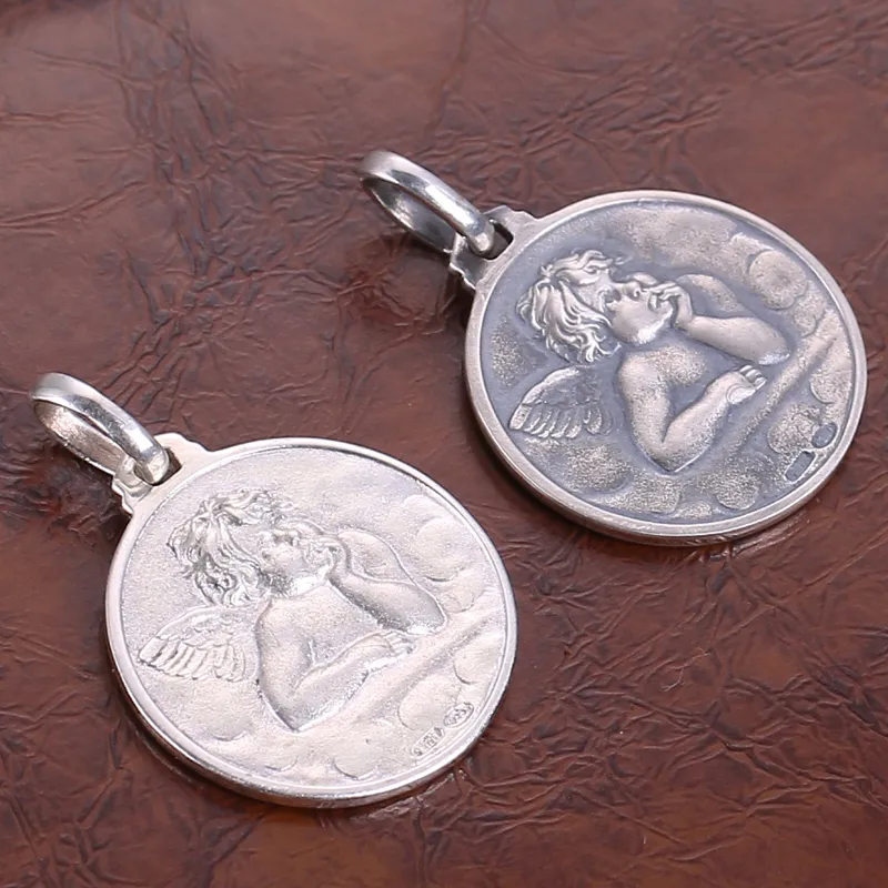 Angel Wishes 925 Sterling Silver Necklaces Unisex-3