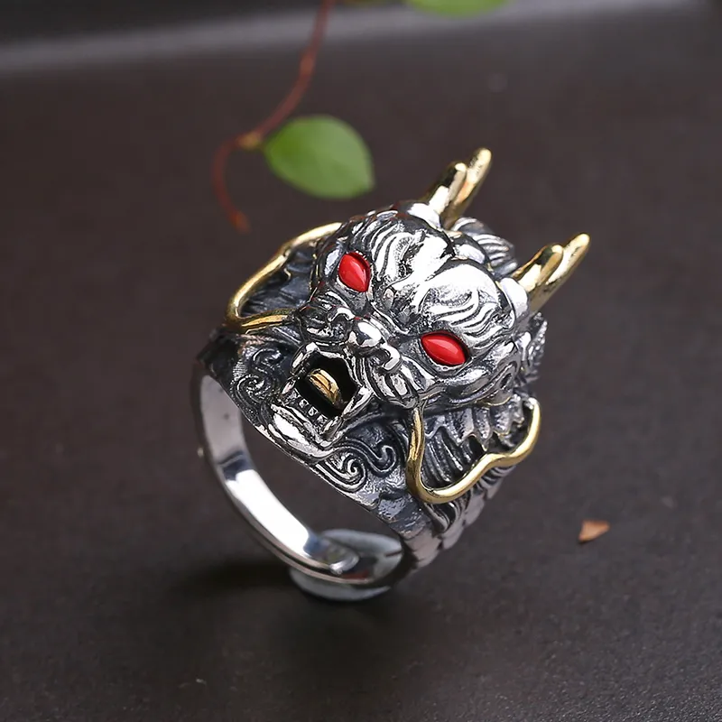 Angel Wishes 925 Sterling Silver Rings Men's-2