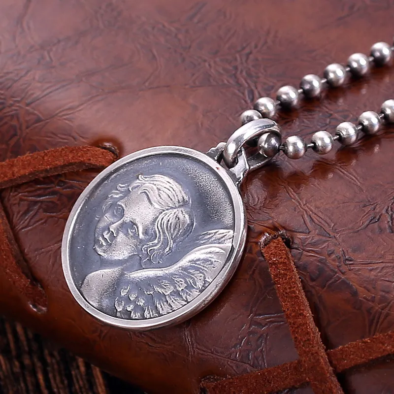 Angel Wishes 925 Sterling Silver Necklaces Unisex-5