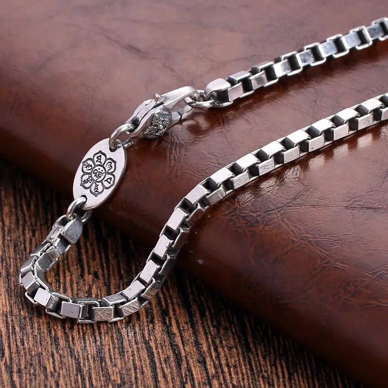 Angel Wishes 925 Sterling Silver Necklace Men's-3