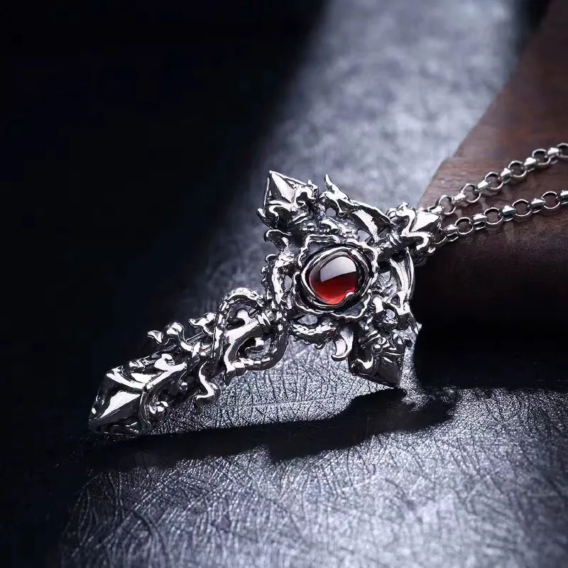 Angel Wishes 925 Sterling Silver Necklaces Men's-9