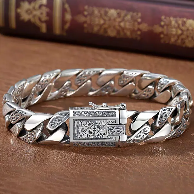 Angel Wishes 925 Sterling Silver Bracelets Men's-3