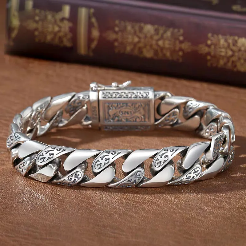 Angel Wishes 925 Sterling Silver Bracelets Men's-1
