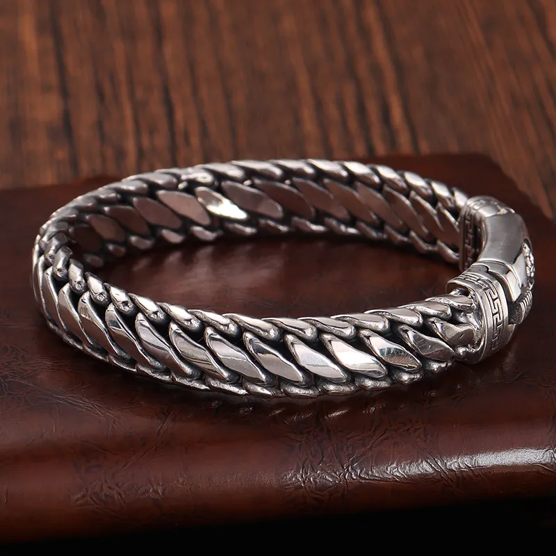 Angel Wishes 925 Sterling Silver Bracelets Men's-2