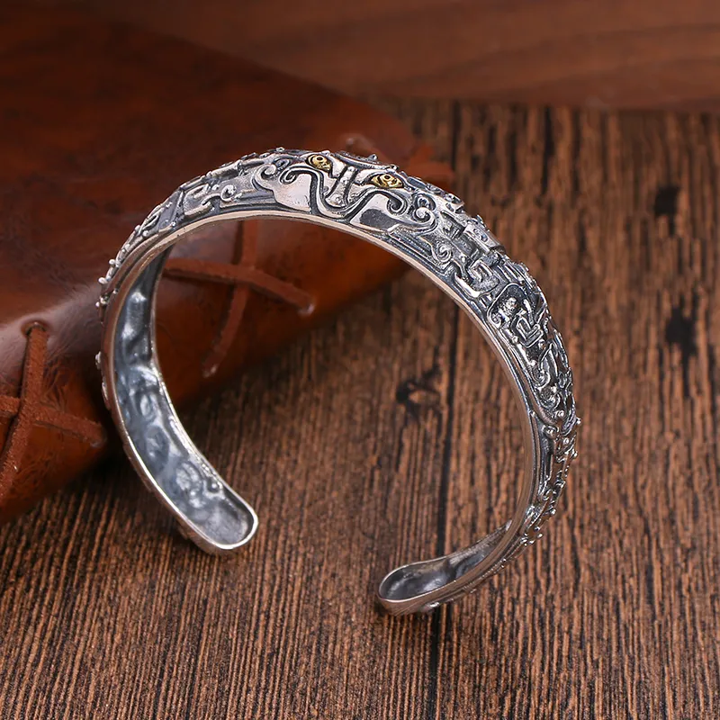Angel Wishes 925 Sterling Silver Bangles Men's-1