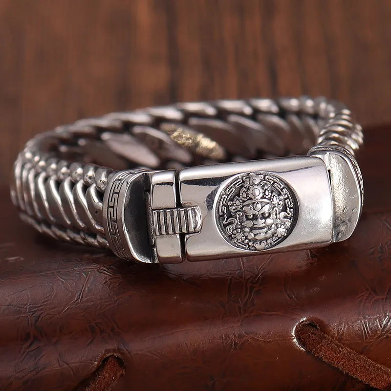 Angel Wishes 925 Sterling Silver Bracelets Men's-3