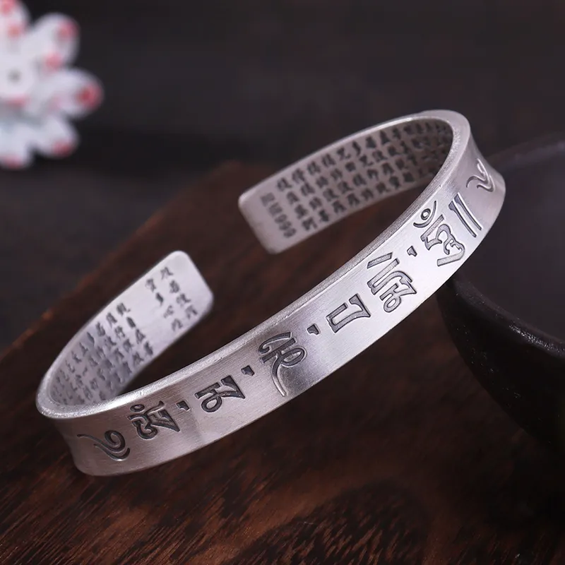 Angel Wishes 999 Fine Silver Bangles Unisex-2