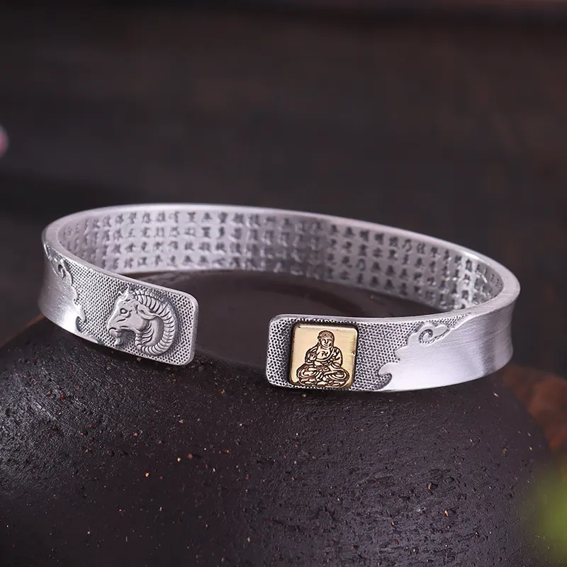 Angel Wishes 999 Fine Silver Bangles Unisex-11