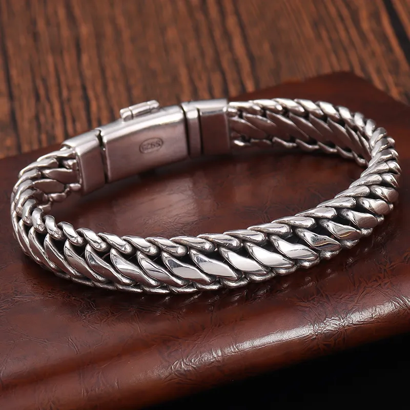 Angel Wishes 925 Sterling Silver Bracelets Men's-5