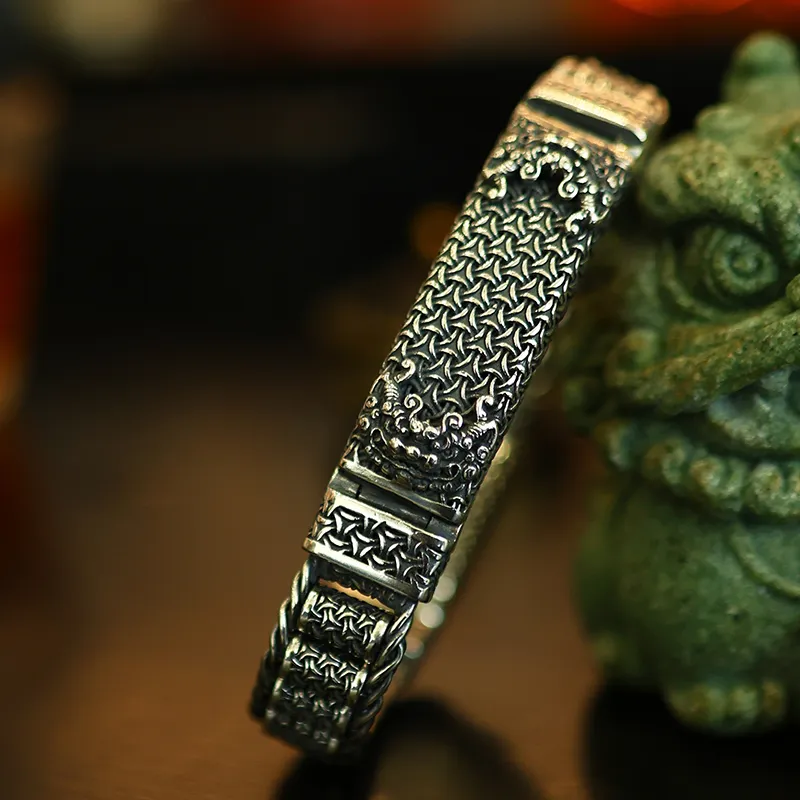 Angel Wishes 925 Sterling Silver Bracelets Men's-2
