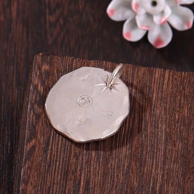 Angel Wishes 925 Sterling Silver Pendants Unisex-1