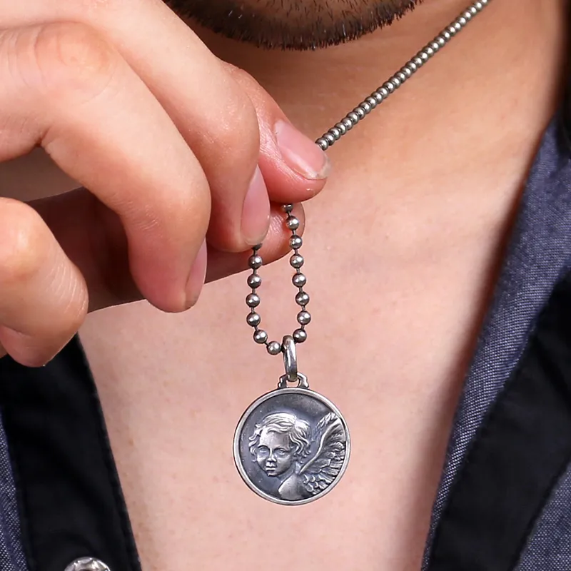 Angel Wishes 925 Sterling Silver Necklaces Unisex-6