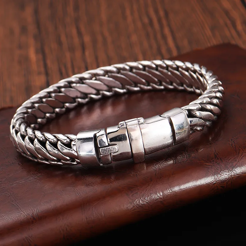 Angel Wishes 925 Sterling Silver Bracelets Men's-3