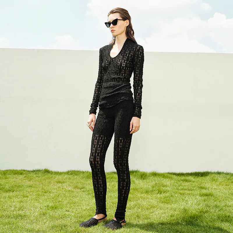 SIQIZ Leggings Women's Black-3