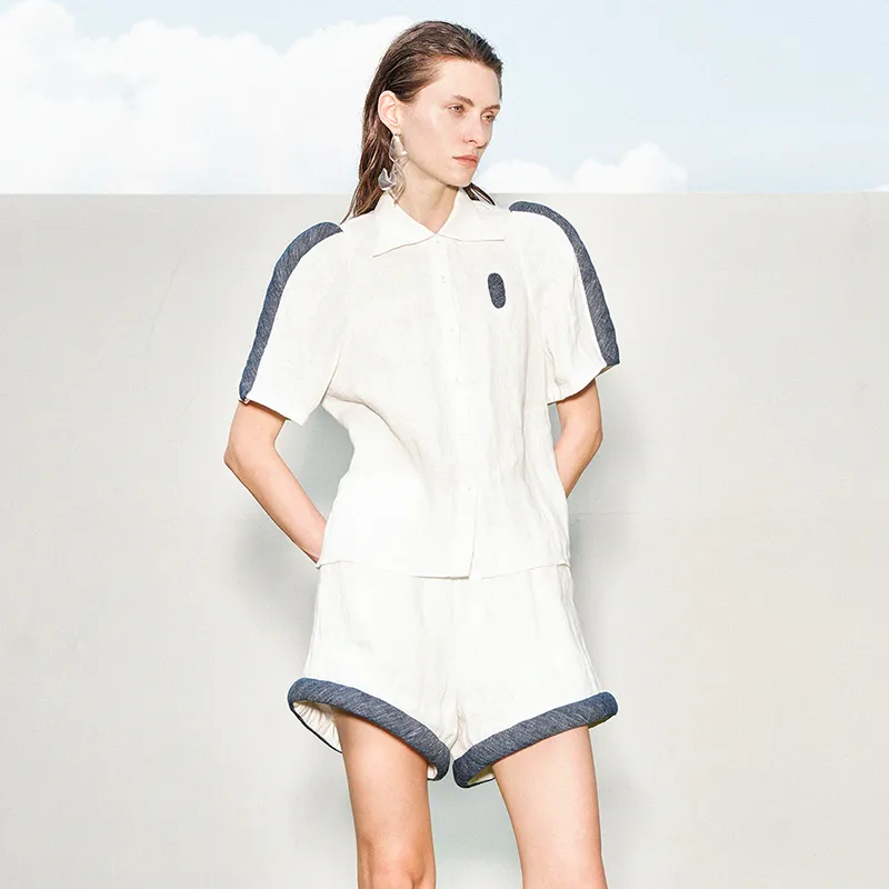 SIQIZ Shirts Women's White-3