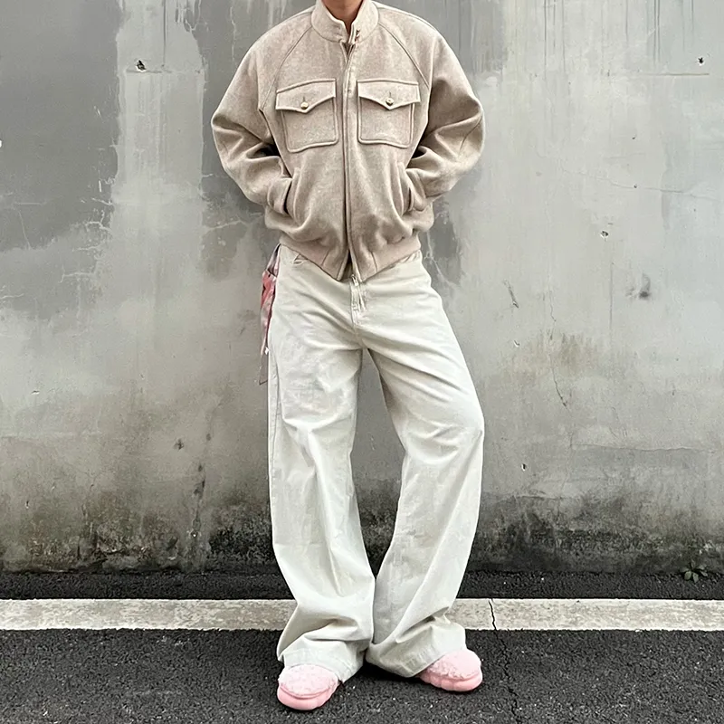 WANNA LAB Casual Pants Unisex-8