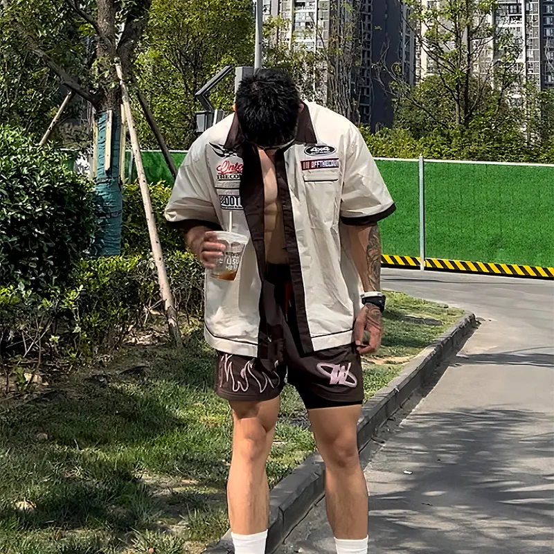 WANNA LAB Casual Shorts Men-2