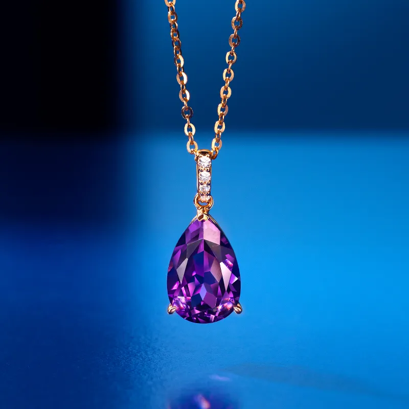 Rarebeauty Crystal Jade Necklaces Women's-3