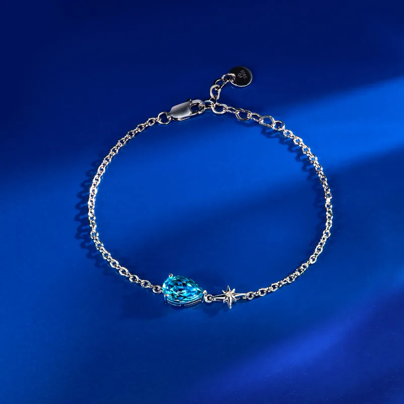 Rarebeauty S925 Silver Bracelets Women's-4